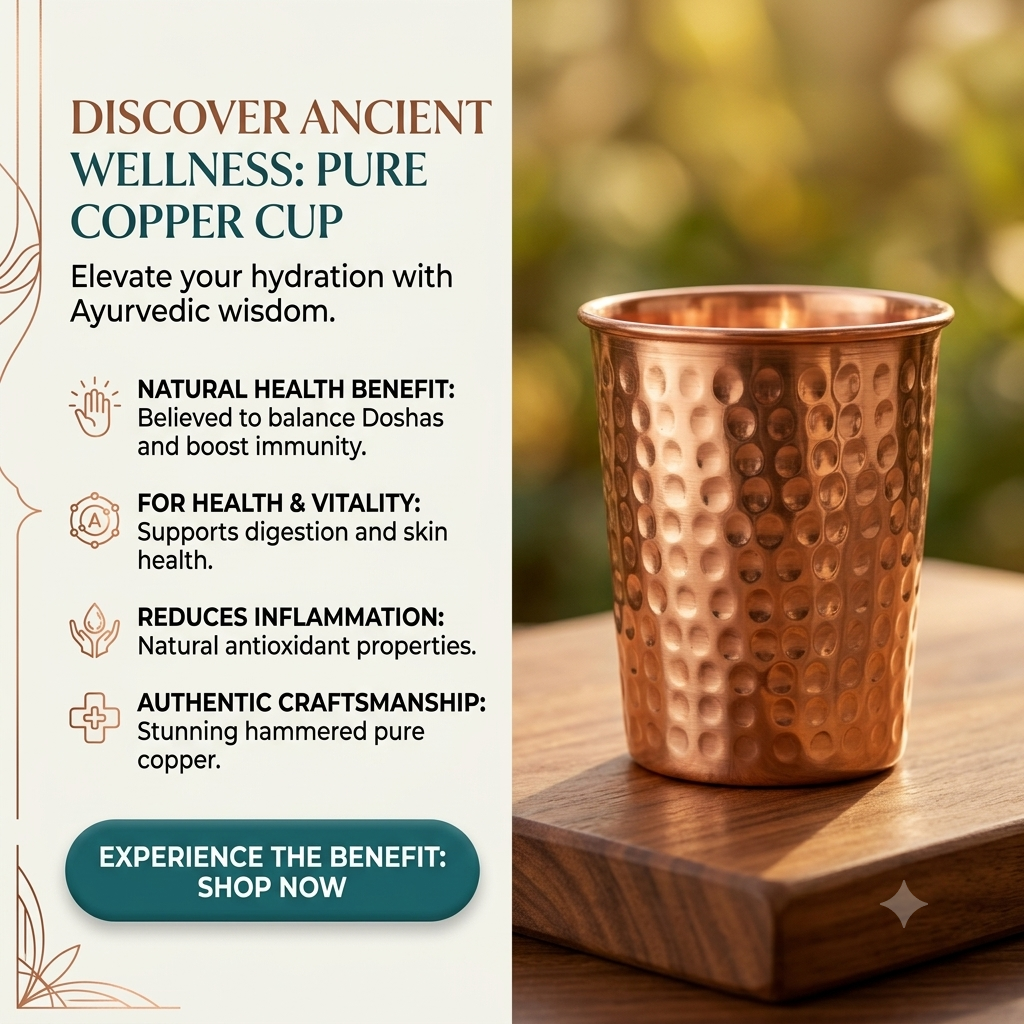Hammered Copper Tumbler
