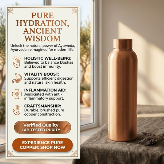 The Sleek — Slim Copper Bottle