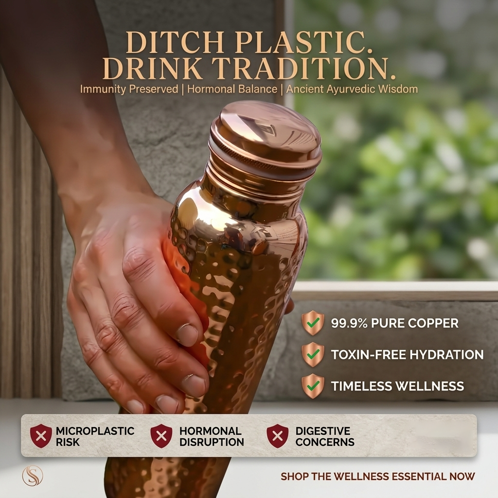 Himalayan Ayurvedic Pure Copper Bottle