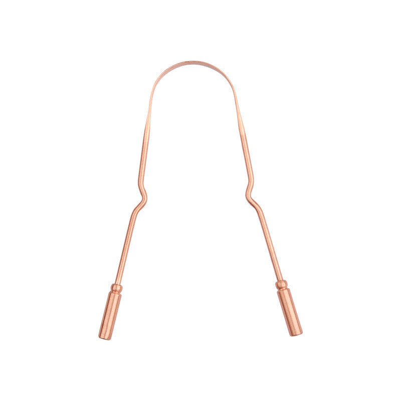 Copper Tongue Scraper U-Shaped Oral Care Tool