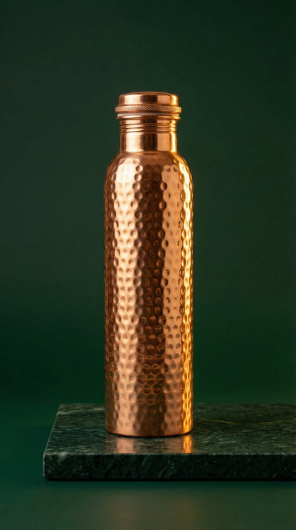 The Classic — Hammered Copper Bottle