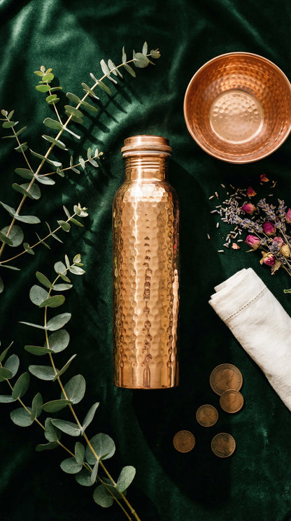 Aurava copper bottle lifestyle