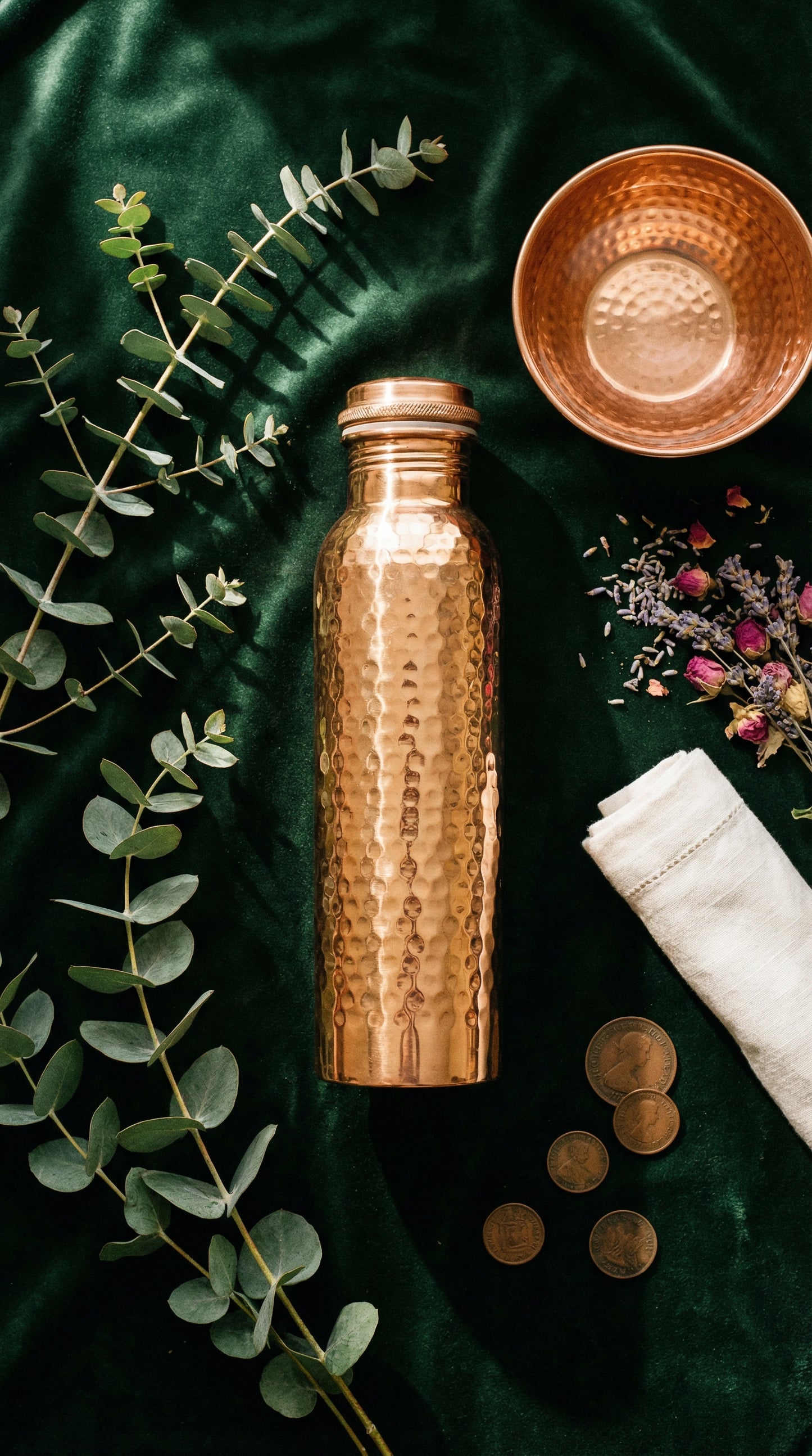 Aurava copper bottle lifestyle