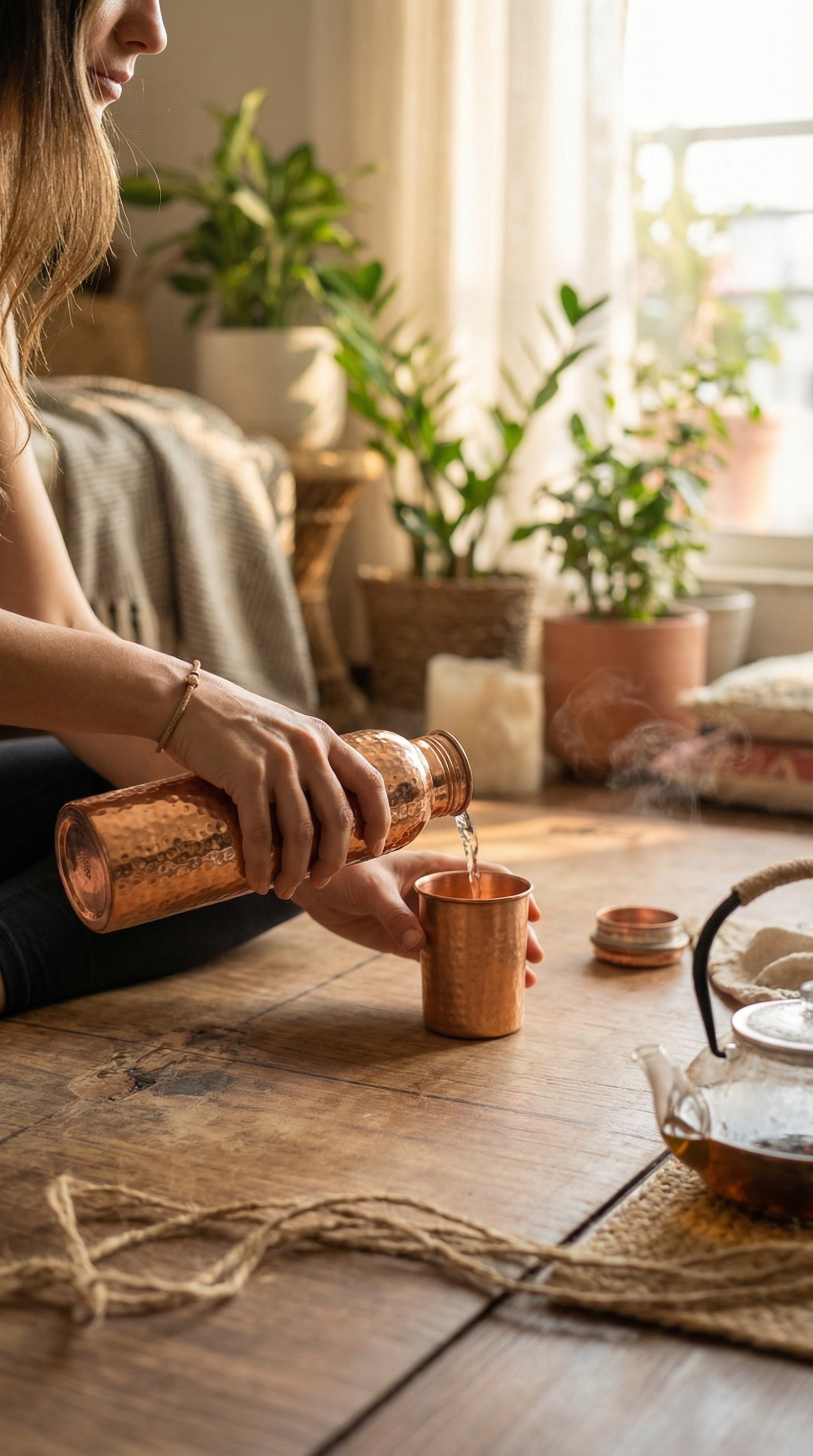 The Sleek — Slim Copper Bottle - Daily copper water ritual